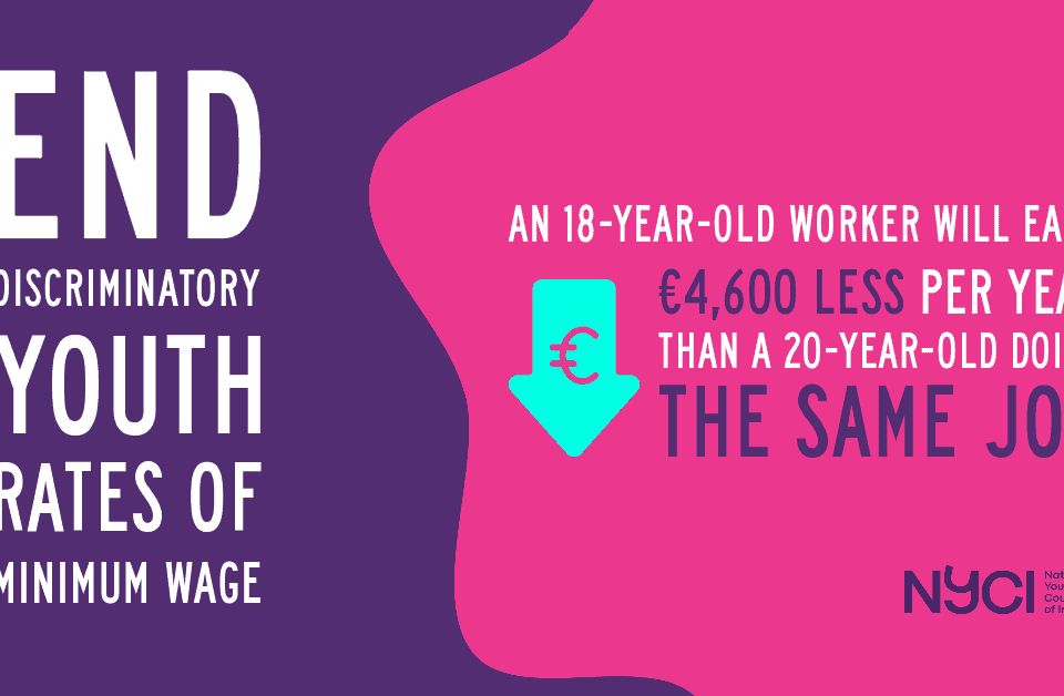 Sub minimum wage graphic