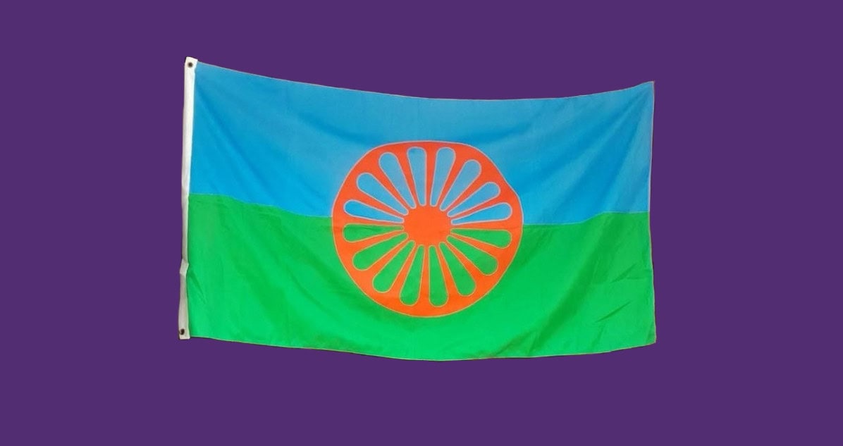 Roma day flag