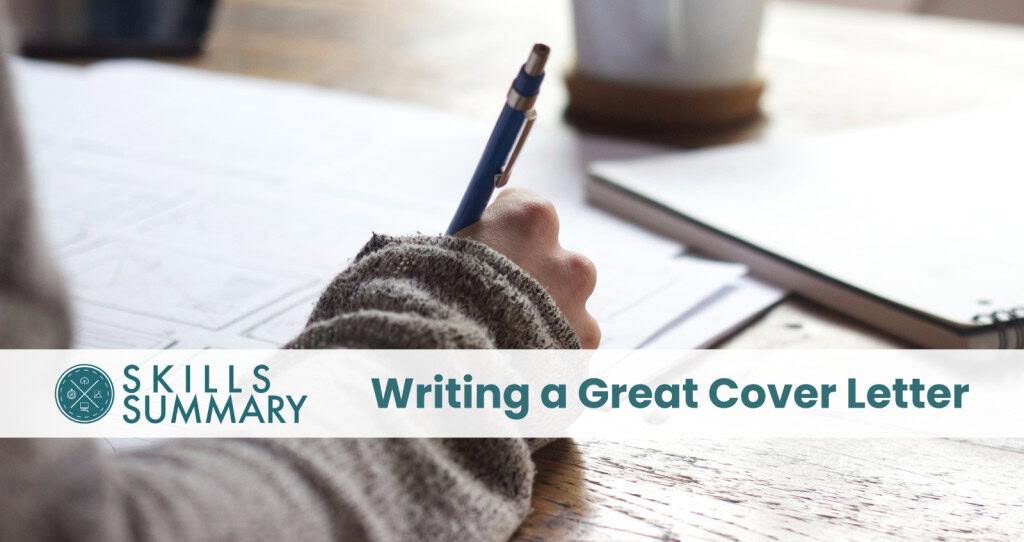Writing a Great Cover Letter