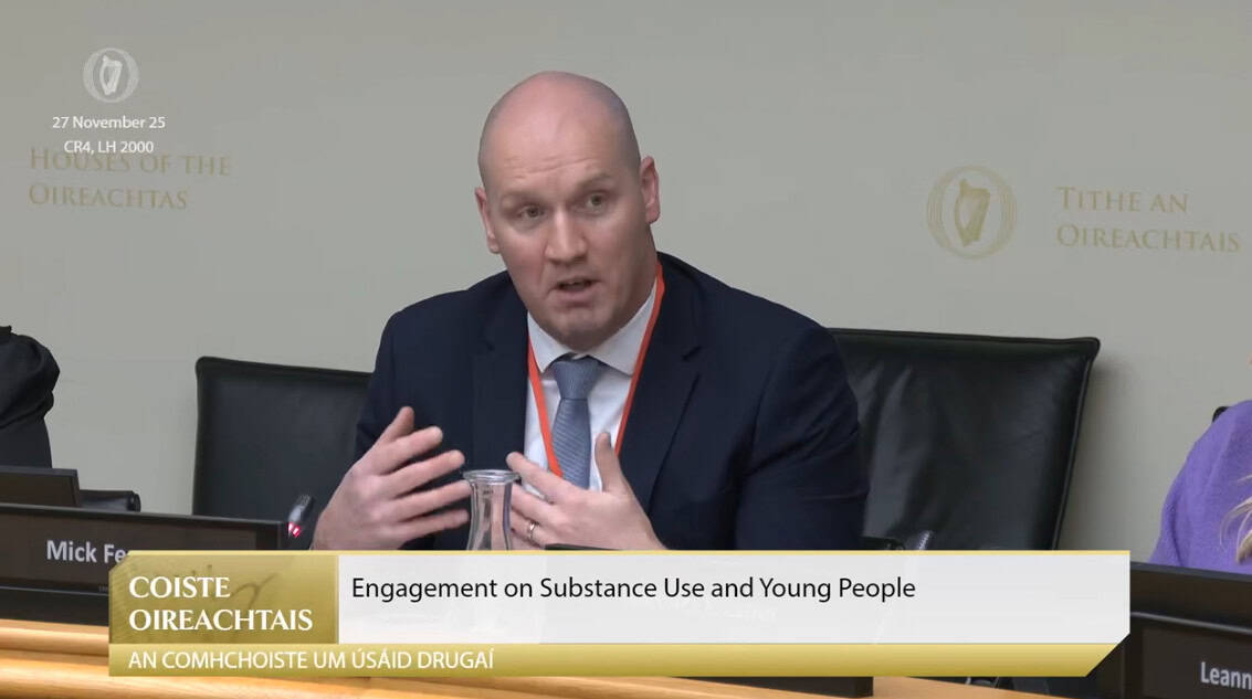 NYCI CEO,Mick Ferron, addresses committee on drugs use